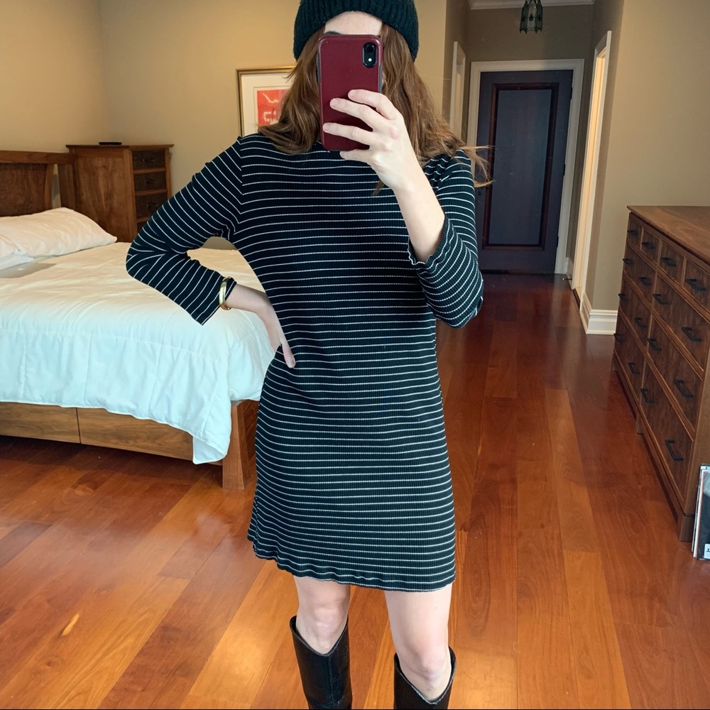 Reformation Stripe Shirtdress ~ Size SMALL